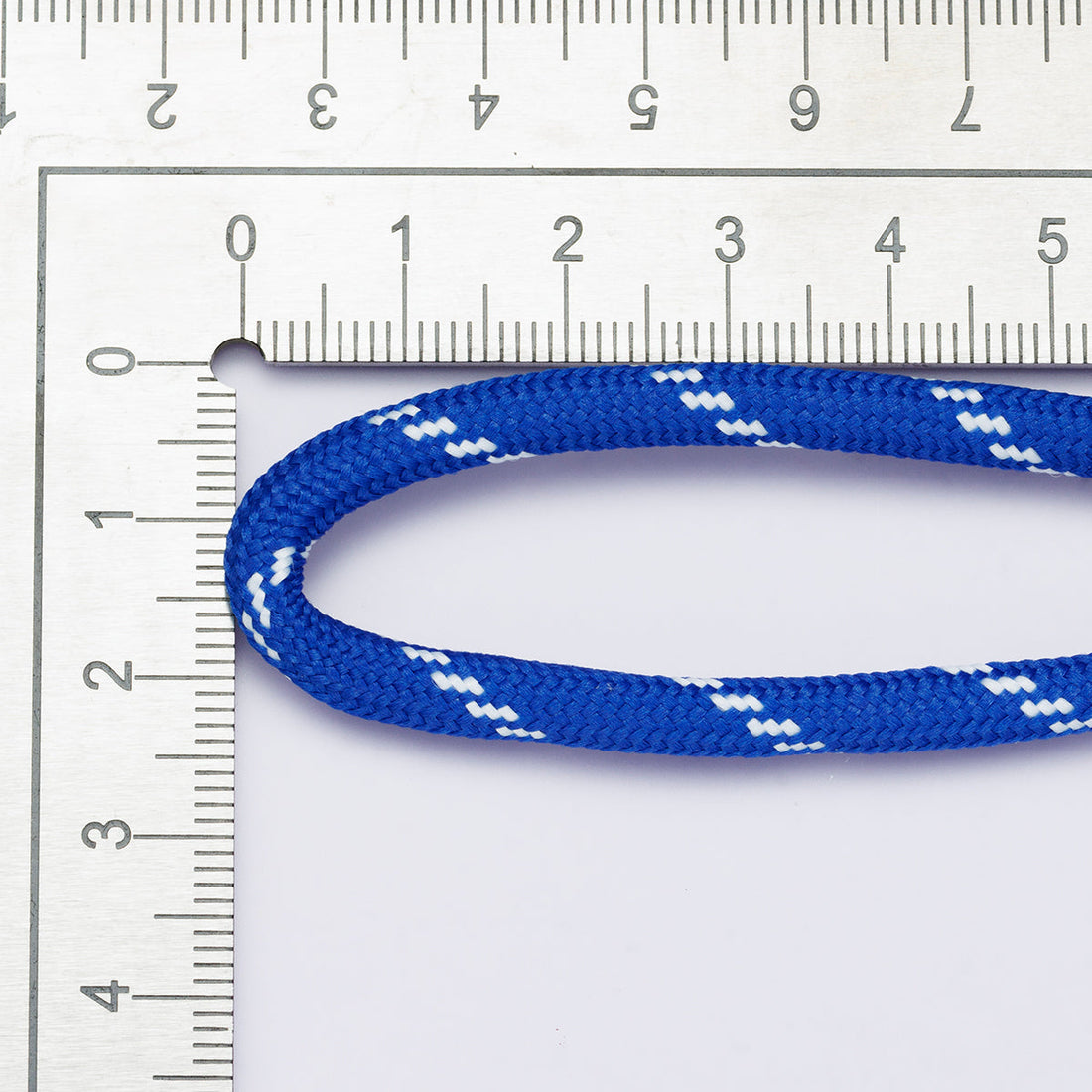 5mm Blue Cotton Summer Sport Cord Paracord Unfinished Chain by Yard | Roll-01856