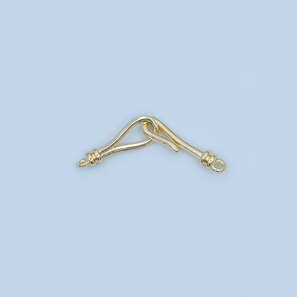 Gold, Silver Clasps With Hook for Jewelry End Clasp Closure Supply for Jewelry Making Z-057 Z-058