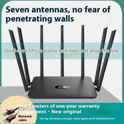 Dual-frequency 5G Gigabit Router Home High-speed Wifi Through-wall Coverage Broadband