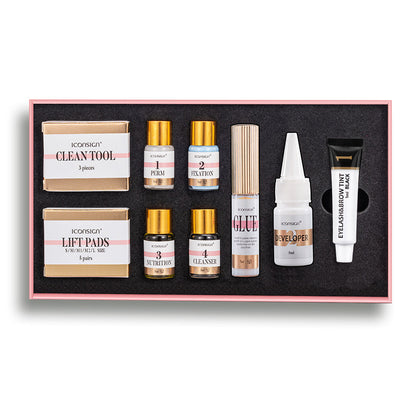 ICONSIGN Lash &amp; Brow Tint Kit - Lash Lift, Perm, and Brow Lamination Set
