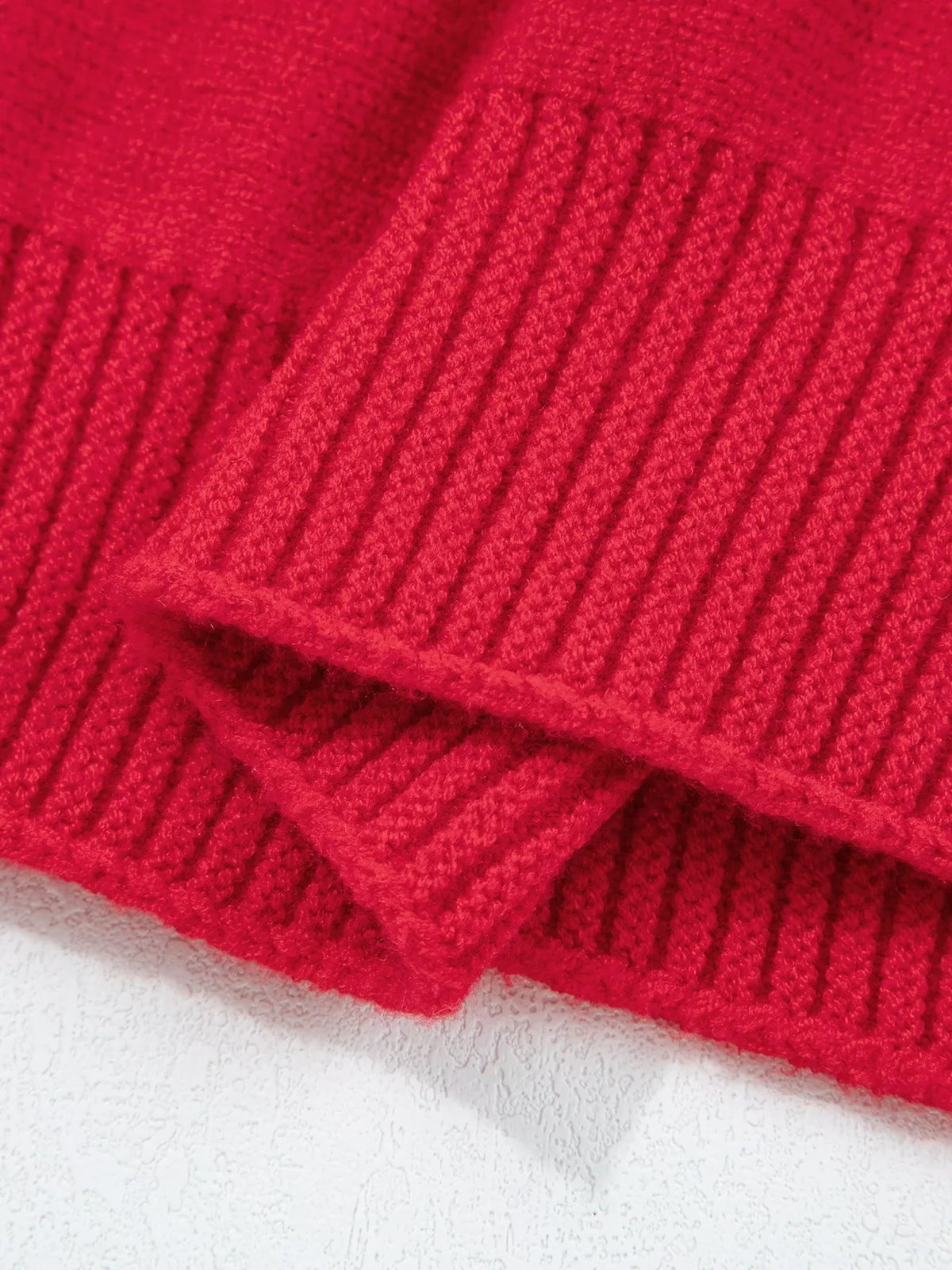 Striped Sleeve Crew Neck Sweater