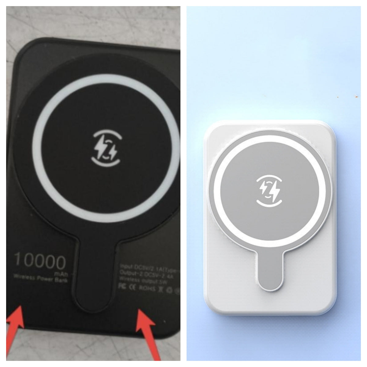 Mini Fast Charging Magnetic Wireless Power Bank 5000 MAh Portable