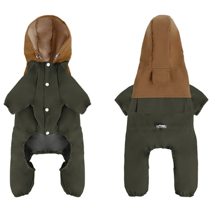 Pet Small And Medium Sized Dog Waterproof And Dustproof Shell Jacket