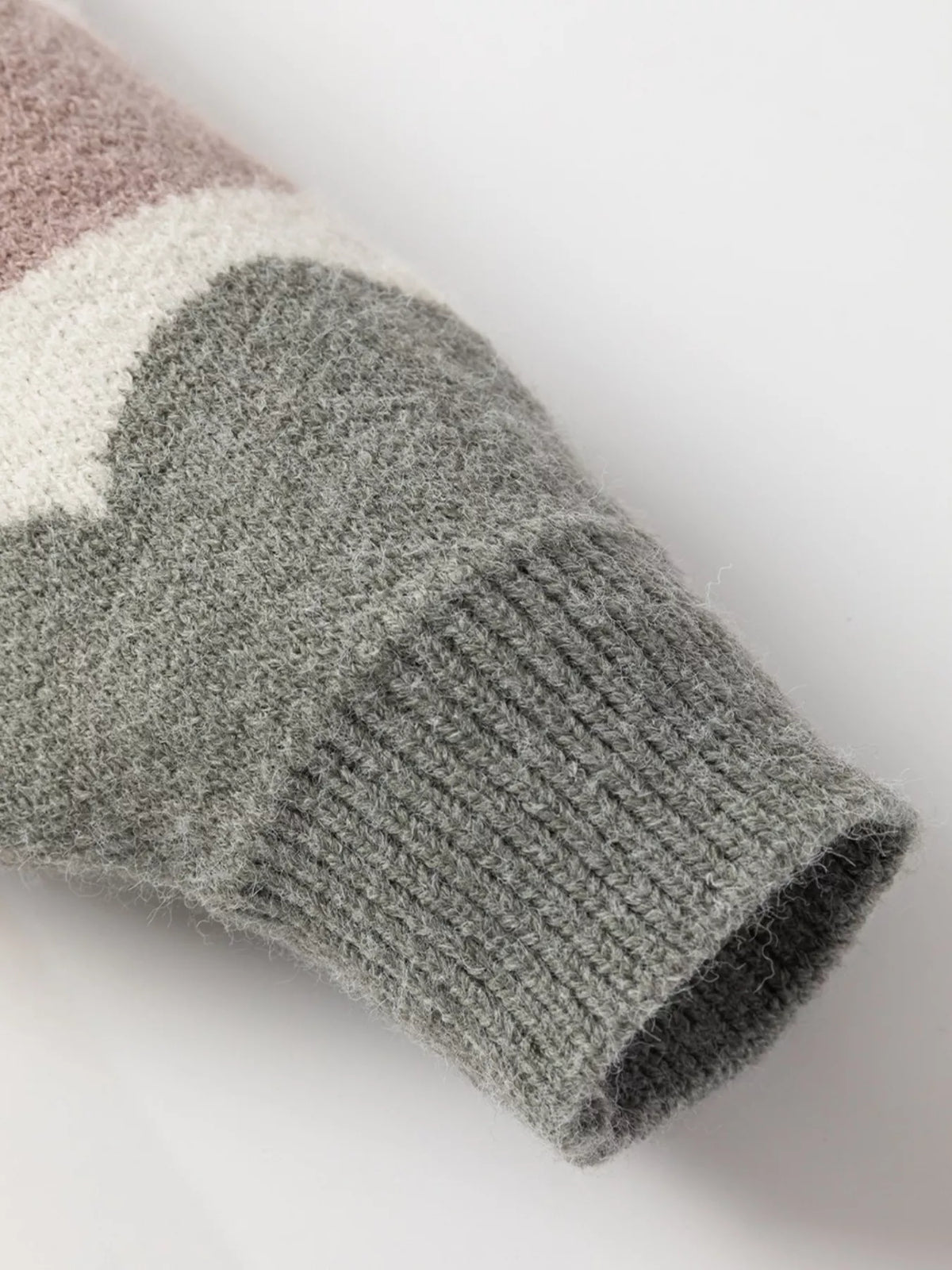 Contrast Boat Neck Sweater