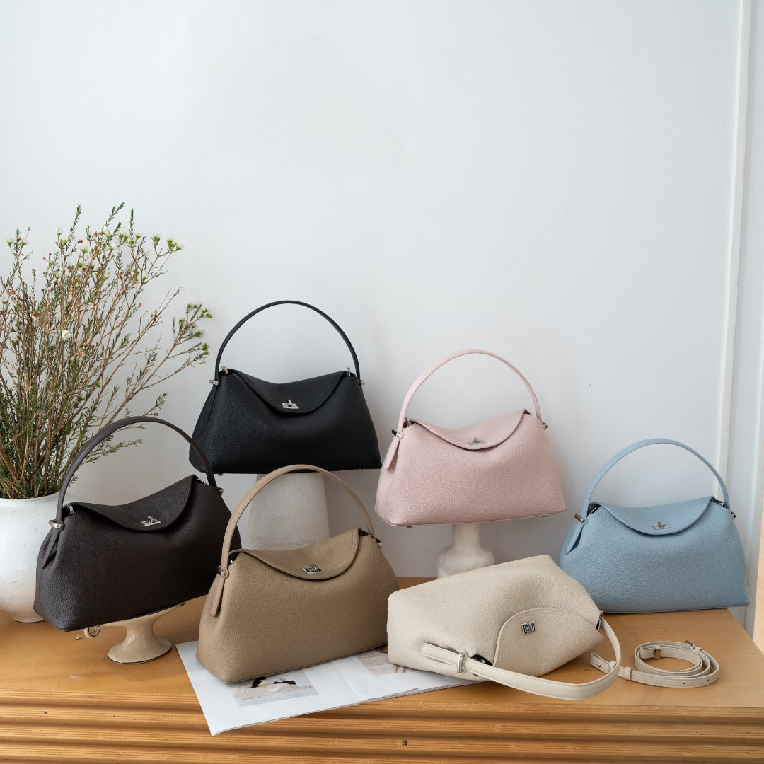 Genuine Leather Commuter Versatile Single-shoulder Women&