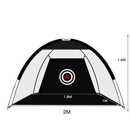 Golf Practice Net Tent Golf Hitting Cage Garden Grassland Practice Tent Golf Training Equipment Mesh Outdoor