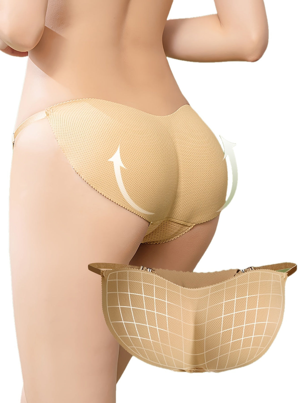 Invisible Boost Fake Butt Lifting Bikini Panties for Women – Ultra-Thin Breathable and Seamless Women&