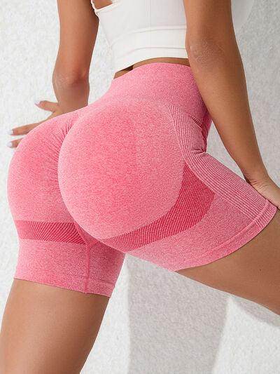 High Waist Active Shorts for Women with Stretchy Fit