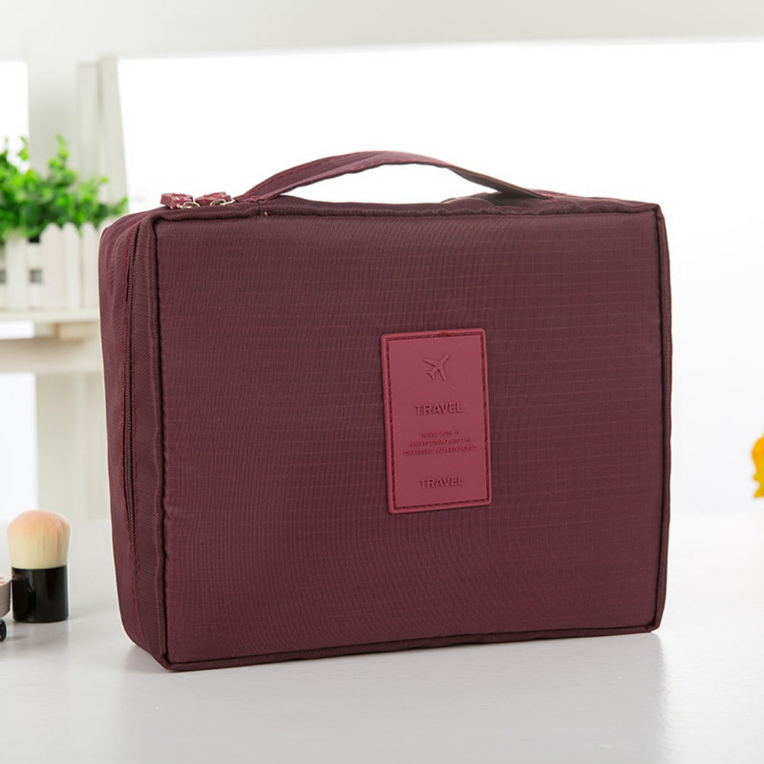 Cosmetic Bags,Cosmetic bag portable, travel storage bag, portable double-layer women&