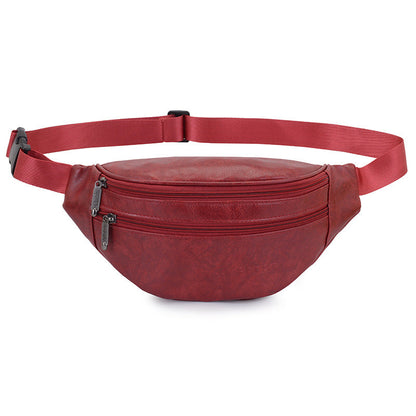 Retro PU Leather Casual Men&