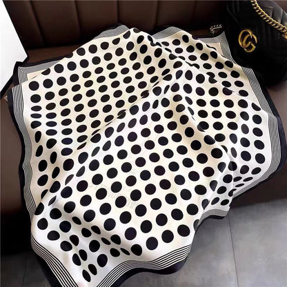 Square Scarf Womens Fashionable Small Neckerchief 70cm
