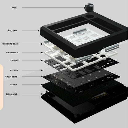 Three-model Wireless Mechanical Digital Bluetooth Keyboard