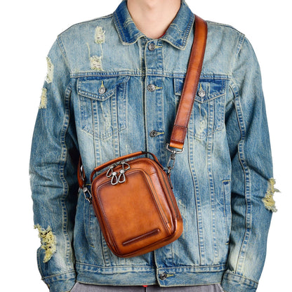Cowhide Retro Casual Men&
