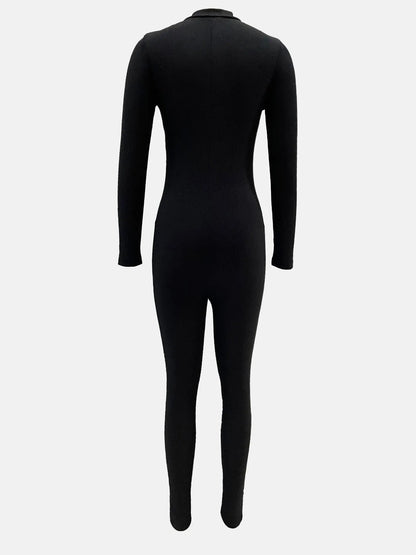 Long Sleeve Bodycon Jumpsuit