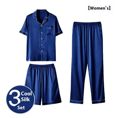 Ice Silk Home Wear Suit Men&