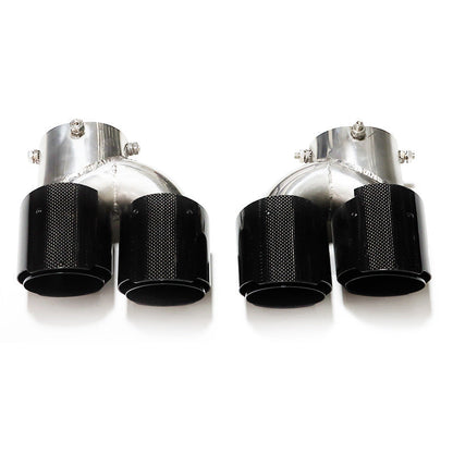 Car Modification Stainless Steel Carbon Fiber Exhaust Pipe