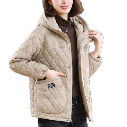 Winter Quilted Jacket Cotton-padded Coat For Women