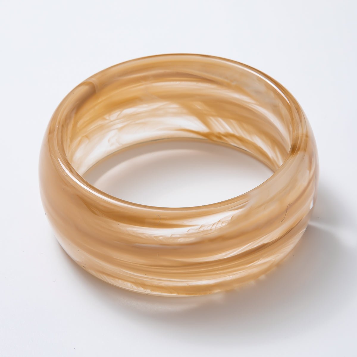 Acrylic Resin Wide Bangle Statement Bracelet | WA-03428 ~ WA-03442