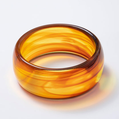Acrylic Resin Wide Bangle Statement Bracelet | WA-03428 ~ WA-03442