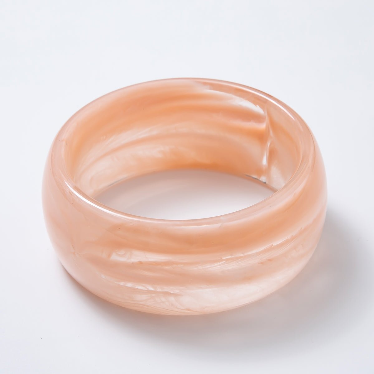 Acrylic Resin Wide Bangle Statement Bracelet | WA-03428 ~ WA-03442