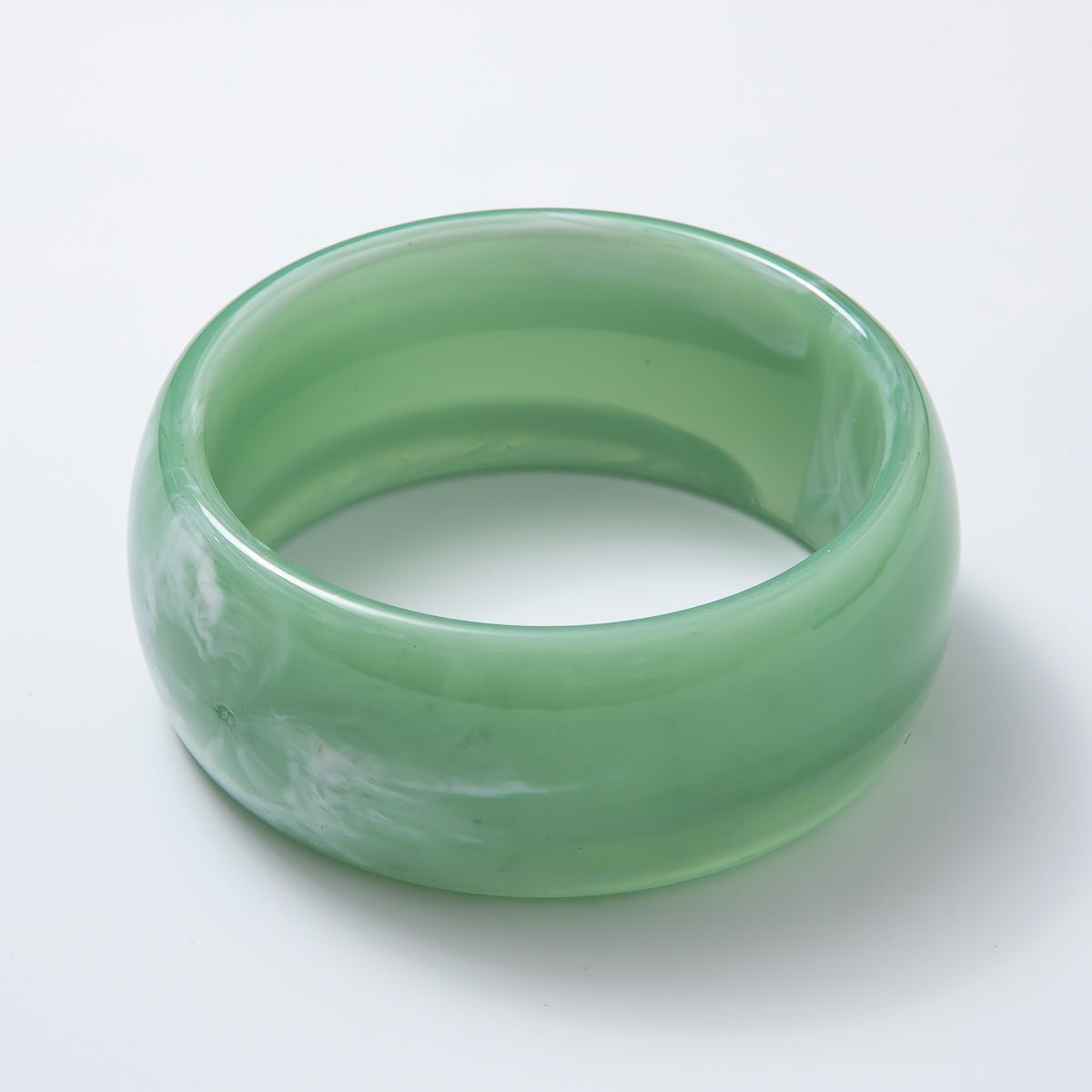 Acrylic Resin Wide Bangle Statement Bracelet | WA-03428 ~ WA-03442