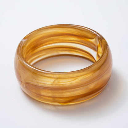 Acrylic Resin Wide Bangle Statement Bracelet | WA-03428 ~ WA-03442