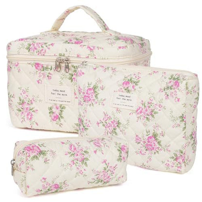 Floral Home Storage Cosmetic Bag