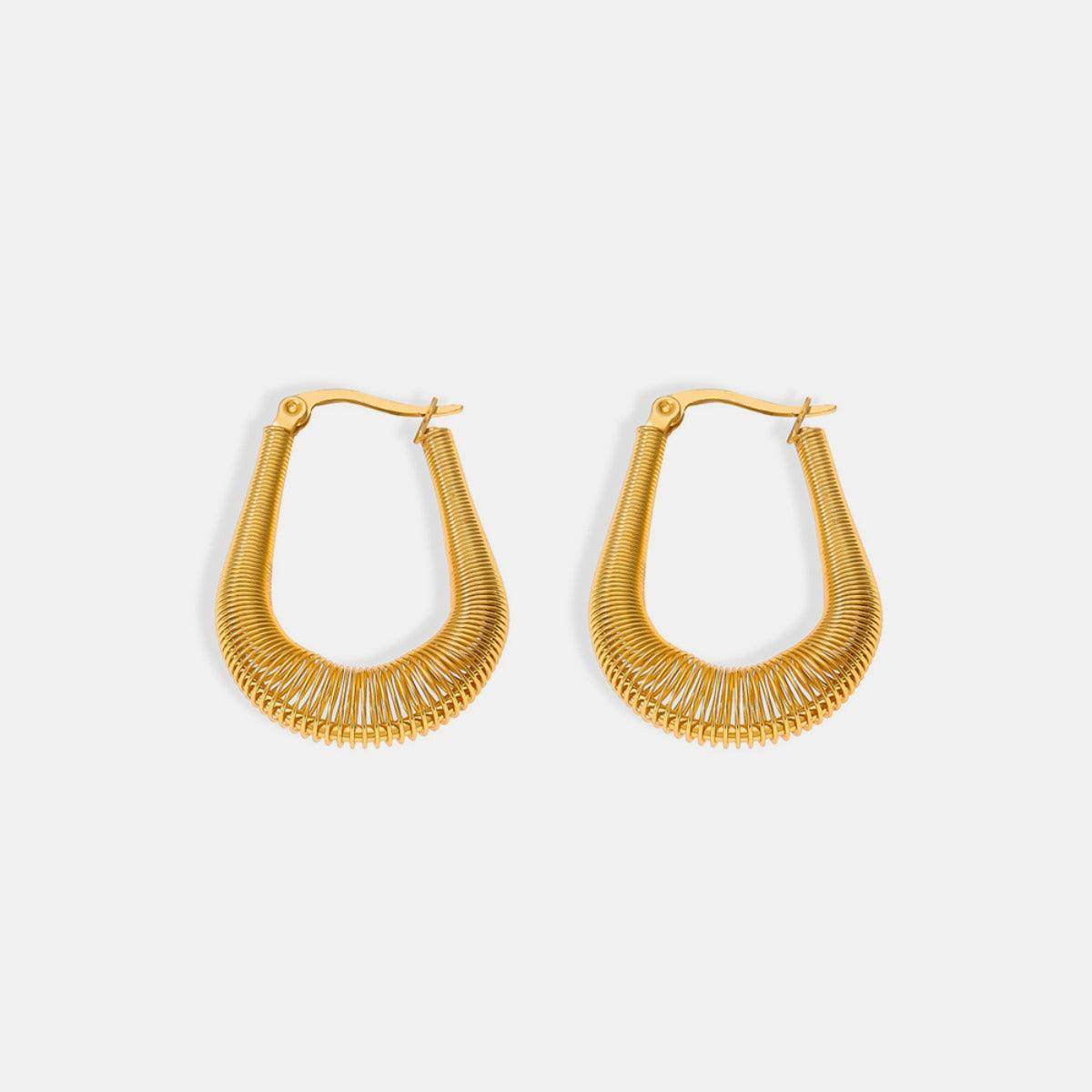 Titanium Steel U Shape Earrings for Elegant Everyday Wear