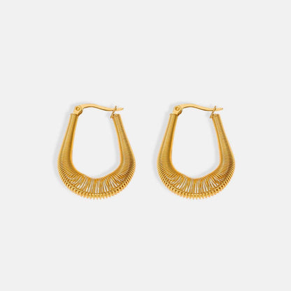 Titanium Steel U Shape Earrings for Elegant Everyday Wear