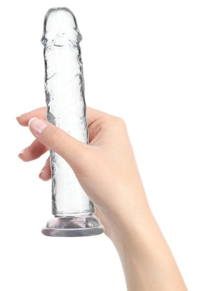 Crystal Addiction Vibrating Vertical Dong with Power Bullet
