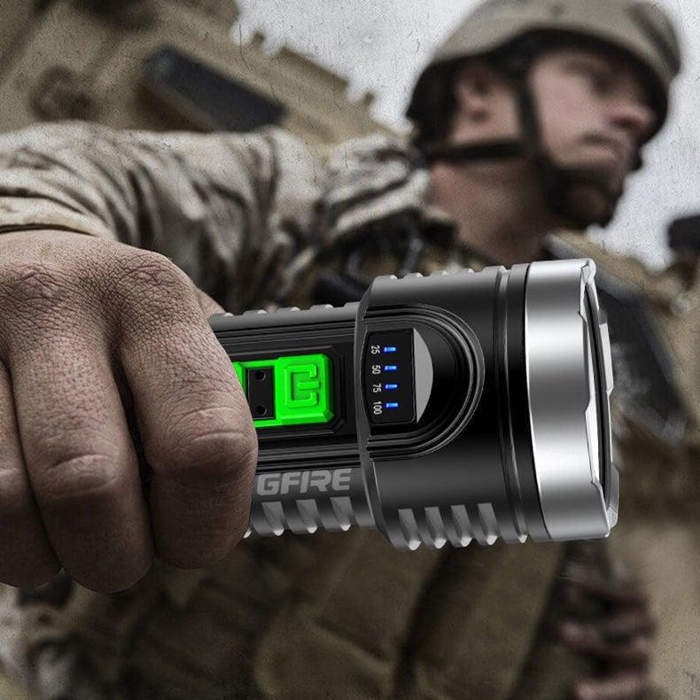 Adjustable Rechargeable Strong Mini Pocket Sized Flashlight LED Multifunctional High Lumen Light Ultra-bright Portable Flashlights Outdoor Waterproof Flashlight For Running Walking
