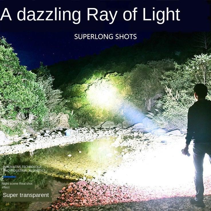 Adjustable Rechargeable Strong Mini Pocket Sized Flashlight LED Multifunctional High Lumen Light Ultra-bright Portable Flashlights Outdoor Waterproof Flashlight For Running Walking