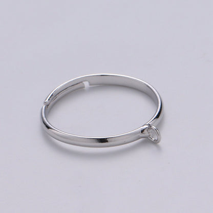 Adjustable Ring with open ring for Charm Gold Finish Rings Silver Ring Wholesale Jewelry Making Affordable Bulk Gold Plated Ring Supply K-815 K-816