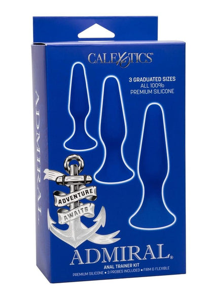 Admiral Anal Trainer Kit 3 Graduated Sizes Premium Silicone