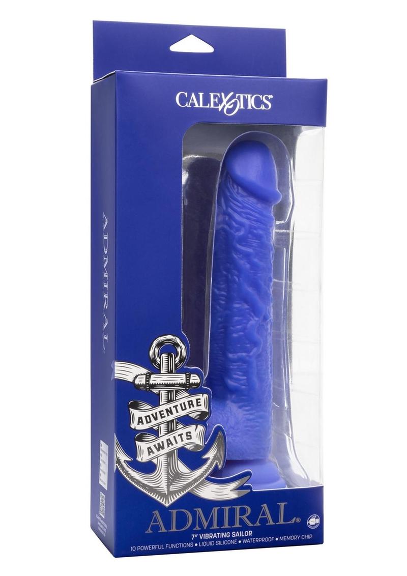CalExotics Admiral Vibrating Sailor Rechargeable Silicone Dildo
