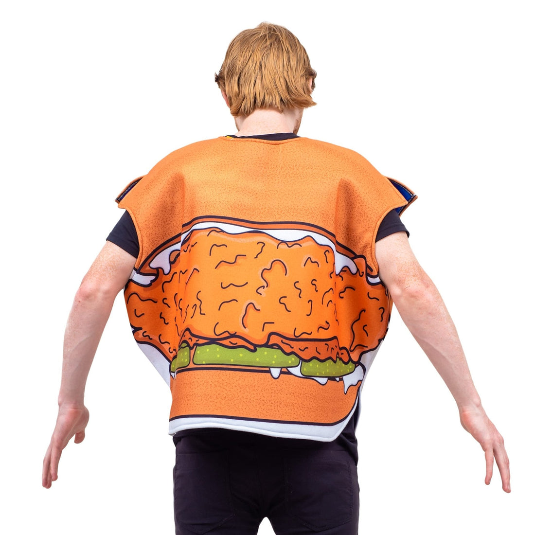 Adult Food 3D Sandwich Spicy Chicken Pizza Taco Burger Halloween Costume Cosplay