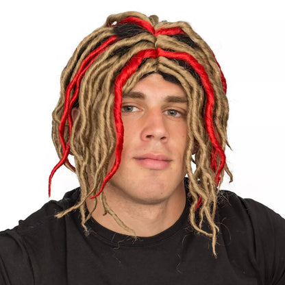 Adult Rasta Colorful Dreadlocks Halloween Cosplay Costume Wig