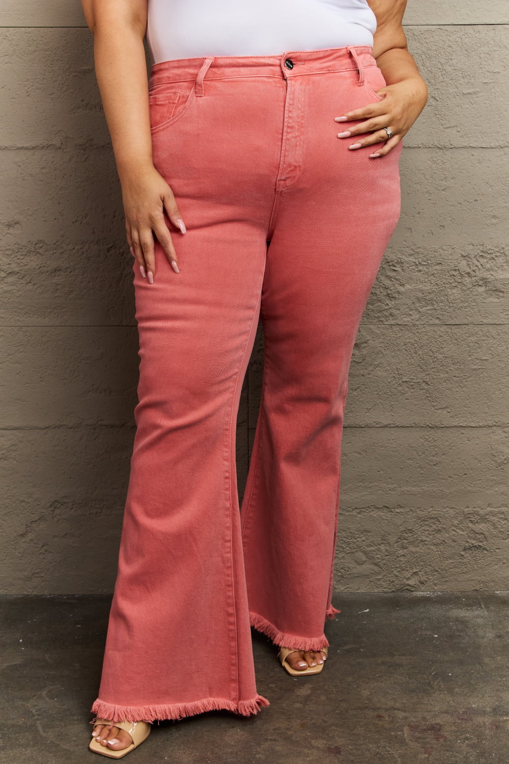 “Sandy Shores” Flare Jeans