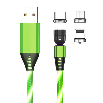 540 Rotate Magnetic 3A Charging Cable USB Type C