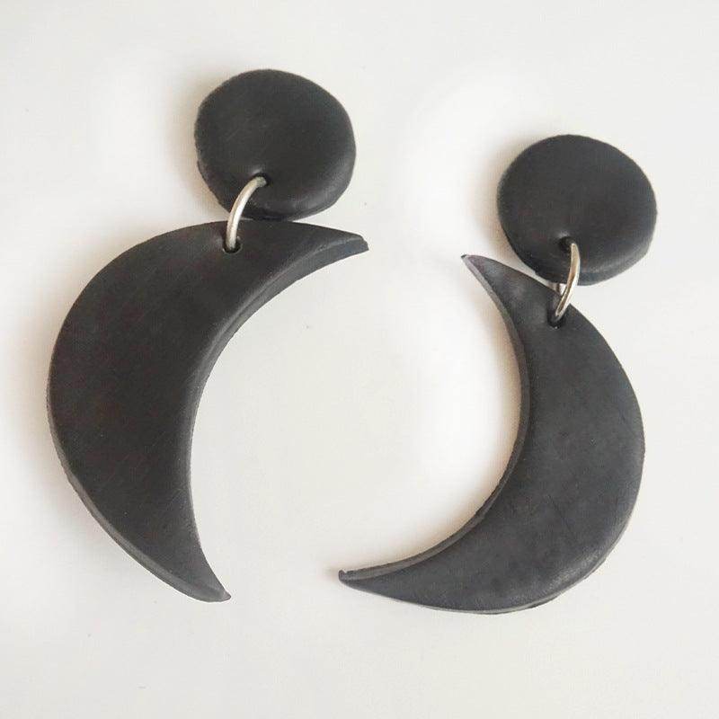 Halloween Theme Dangle Earrings in Gothic Style Design
