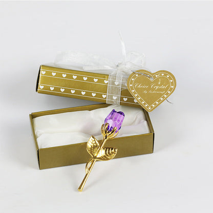 Crystal Metal Rose Valentine&