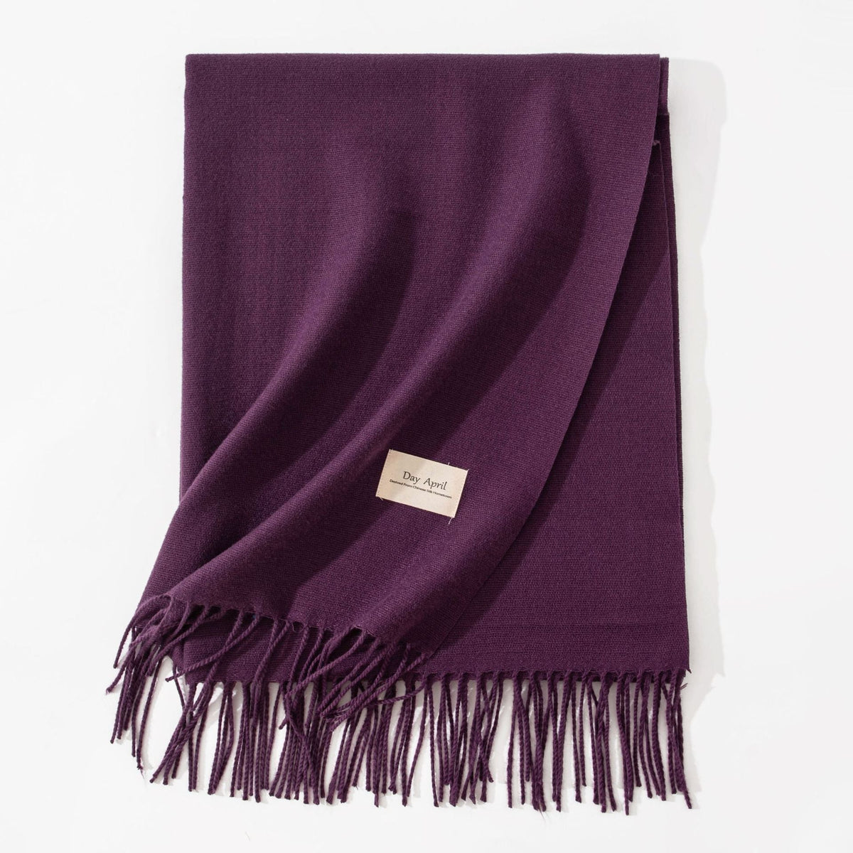 Pure Color Artificial Cashmere Scarf Women&