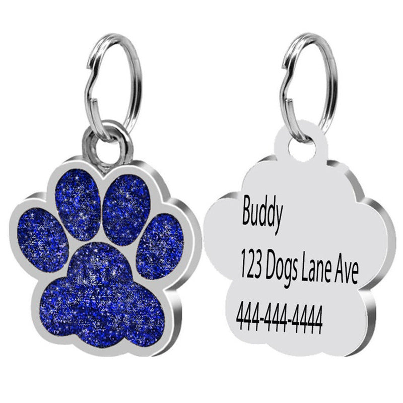 Pet Lover Gift Custom Dog Tag Personalized Flash