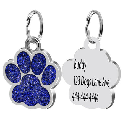 Pet Lover Gift Custom Dog Tag Personalized Flash