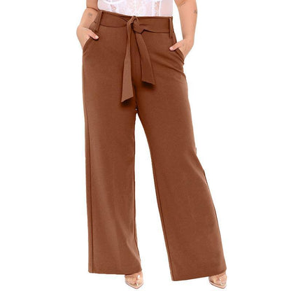 New Womens Independent-site Solid-color Shopee Casual Pants