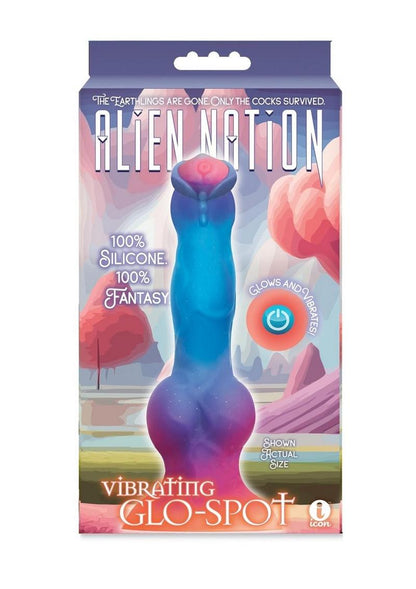 Alien Nation G-Spot Vibrating Glow in the Dark Dildo