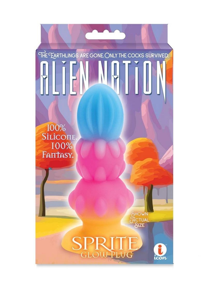 Alien Nation Sprite Glow Plug Silicone Anal Plug