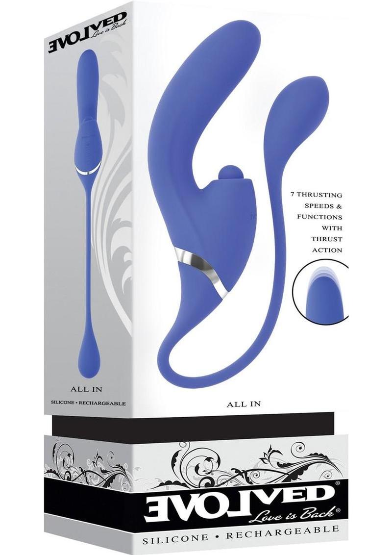 Evolved All In Rechargeable Silicone Dual Vibrator