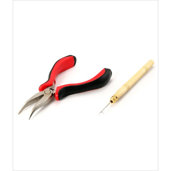 Allure Micro Ring Pliers With Pulling Needle Wig &amp; Hair Extension Tool