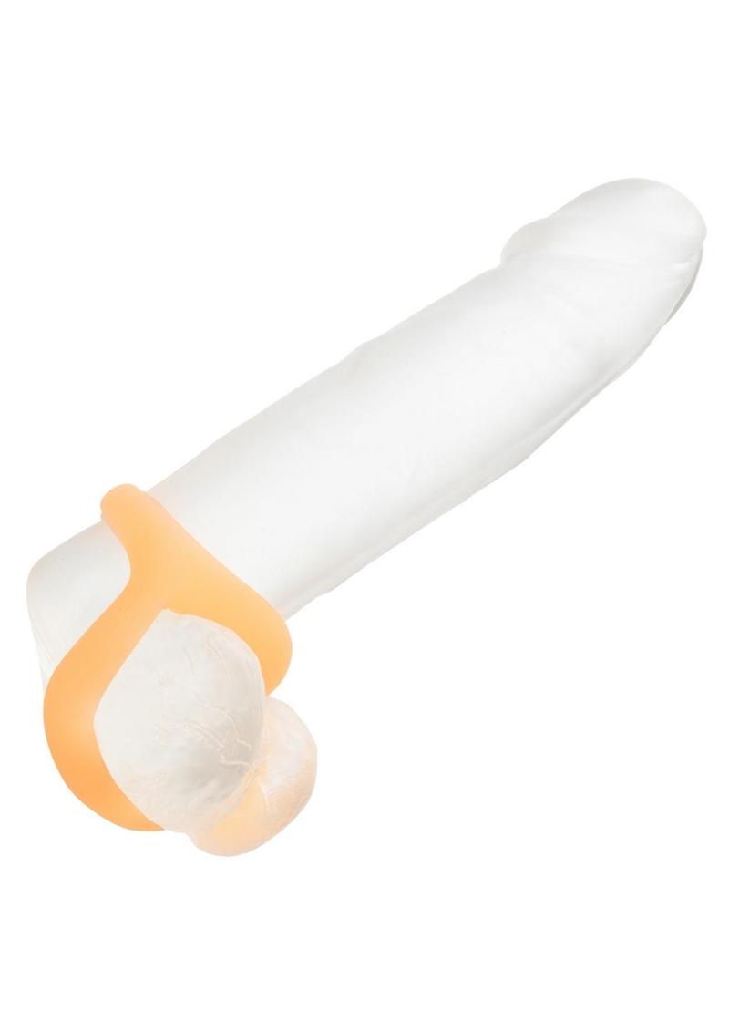 Alpha Glow in the Dark Liquid Silicone Teardrop Dual Ring